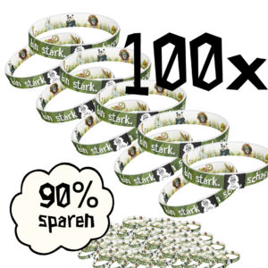 100 Armbänder zum Spezialpreis