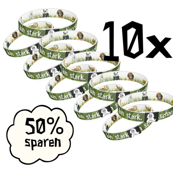10 Armbänder zum Spezialpreis