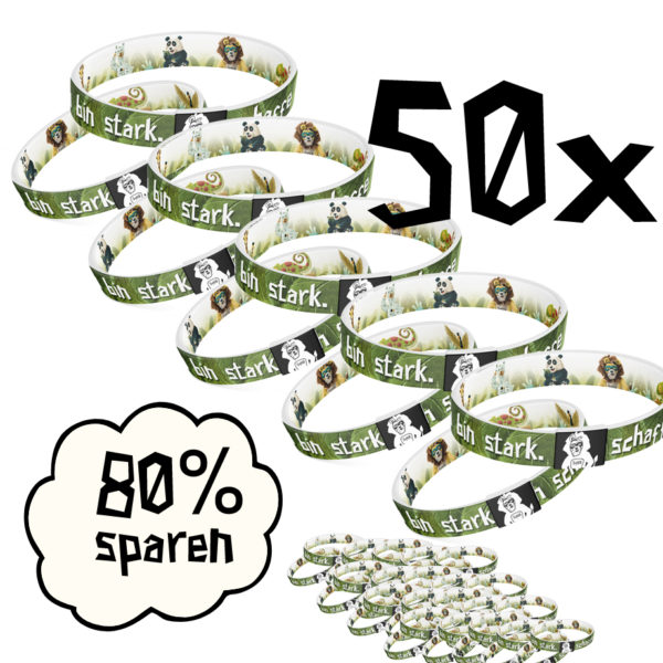 50 Armbänder zum Spezialpreis