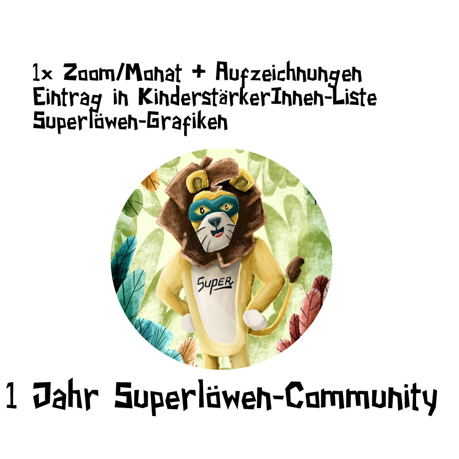 Superlöwen – Community + (1 Jahr)