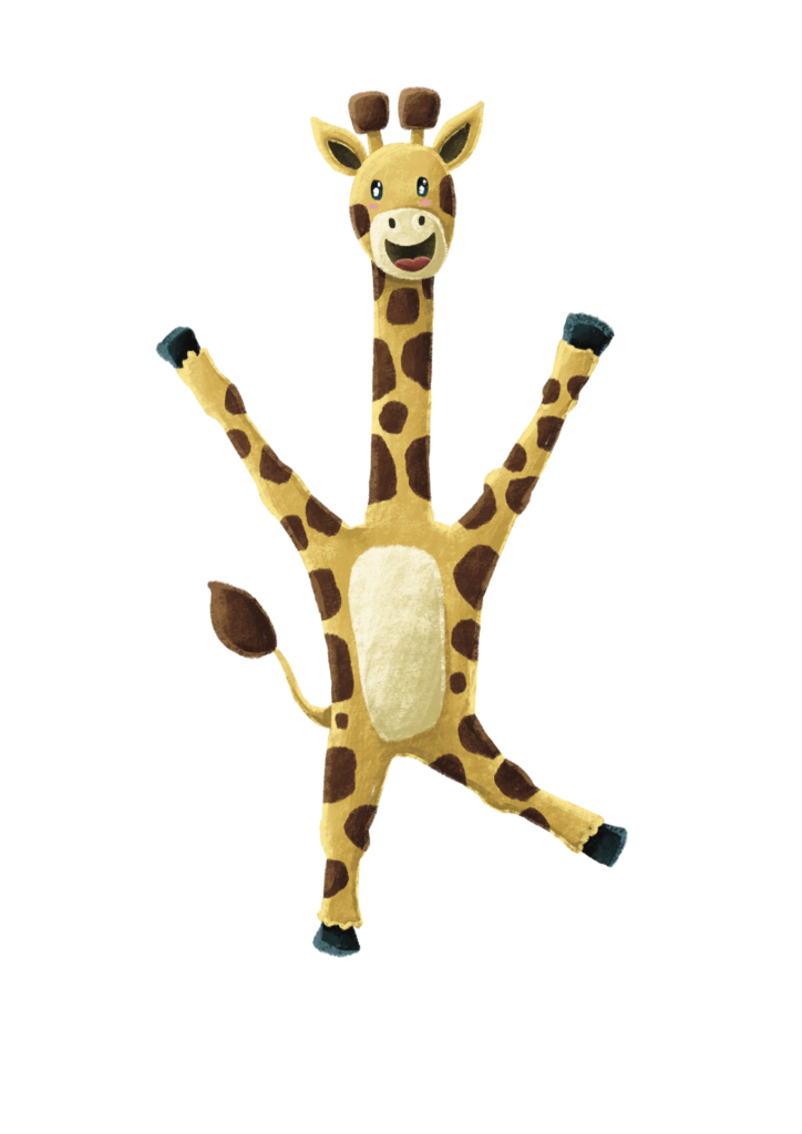 Giraffe Selbstbewusstsein aufgebaut bei Kindern