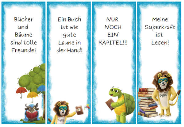 Superlöwen Lesezeichen - viele Möglichkeiten – Bild 2