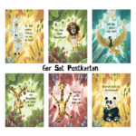 6er Set <br />Stärkungs-Postkarten